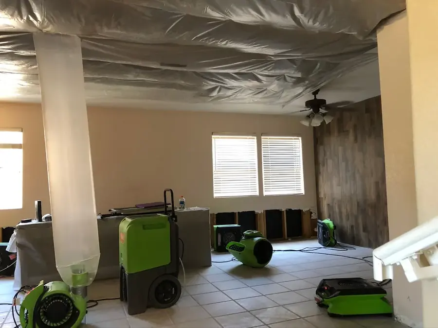 Spokane Valley, ceiling leak dry-out
