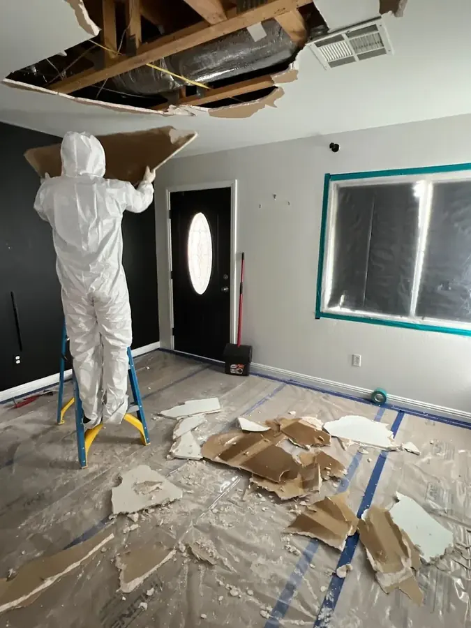 Ceiling Leak Water Damage in Spokane